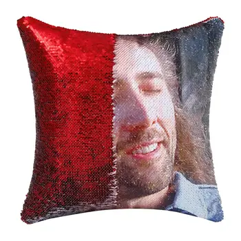 Nicolas Cage Con Air sequin pillow | sequin Pillowcase | u dvije boje jastuk | poklon za nju | poklon za njega | jastuk | magični jastuk